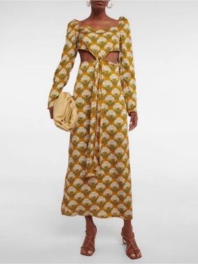 agua by agua bendita olivia floral halter maxi dress | Dresses | Brand New Agua By Agua Bendita Size M Balsa